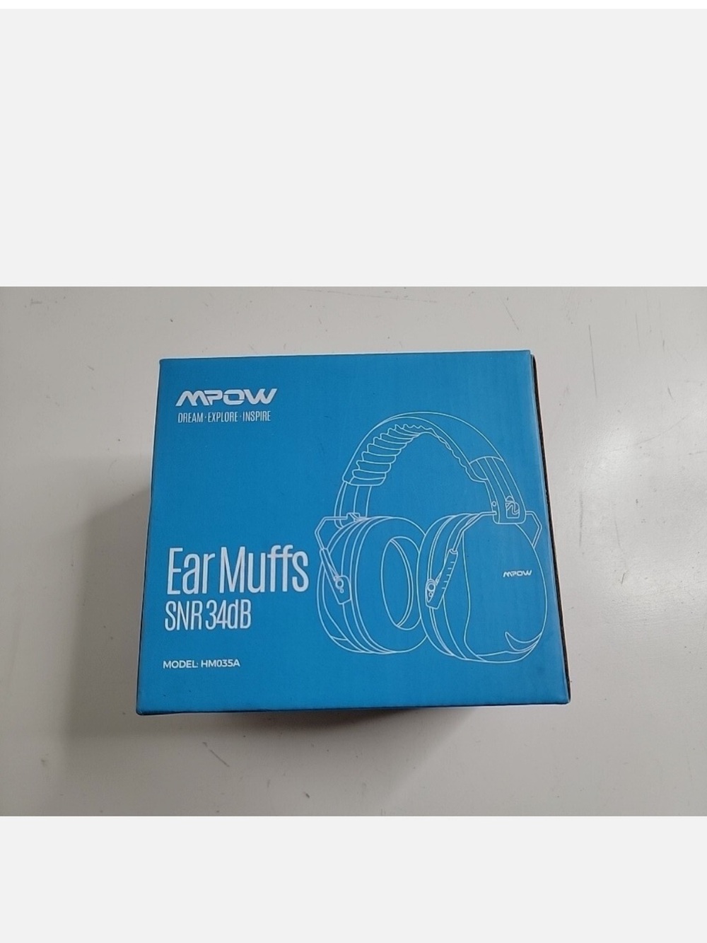 MPOW Blue Ear Muffs - Noise Reduction SNR 34dB